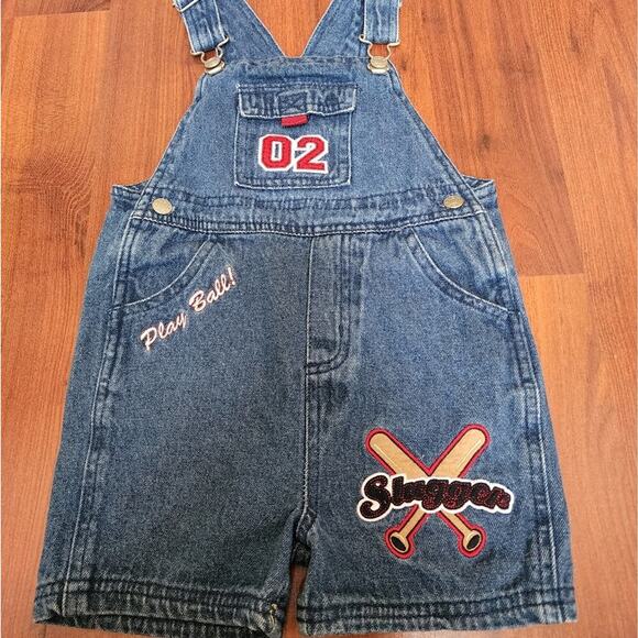 J.KHAKI KIDS VINTAGE JEAN BASEBALL OVERALLS SIZE 2T - Picture 3 of 8